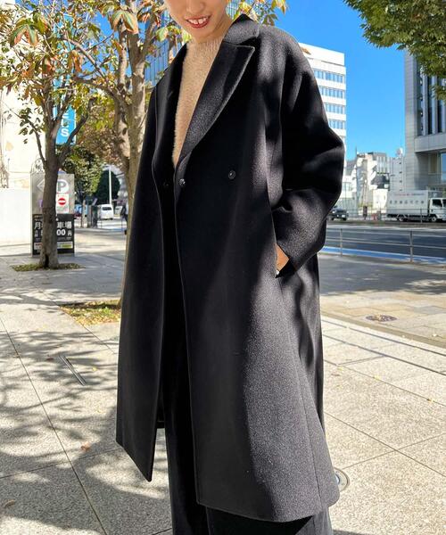 THE SHOP TK （ザ ショップ ティーケー ）の「◆オーバーサイズチェスターコート（チェスターコート・レディース・ブラウン系/ブラック/ライトベージュ・13/12/14）」の20枚目の写真