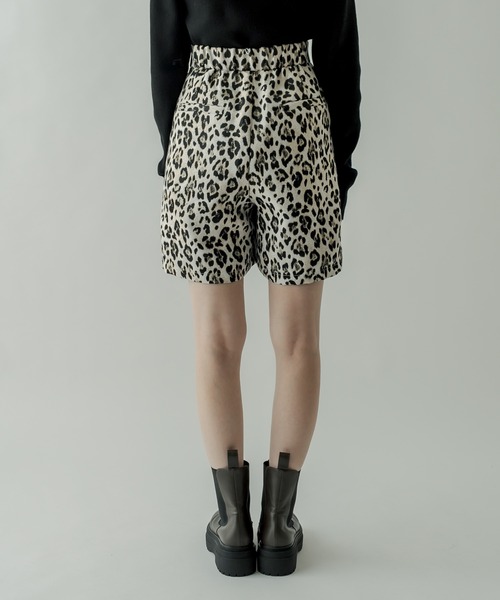 mystic（ミスティック）の「レオパードショートパンツ（その他パンツ