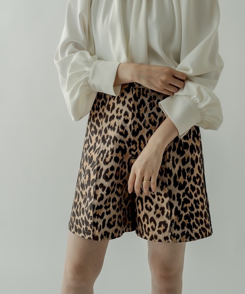 mystic（ミスティック）の「レオパードショートパンツ（その他パンツ