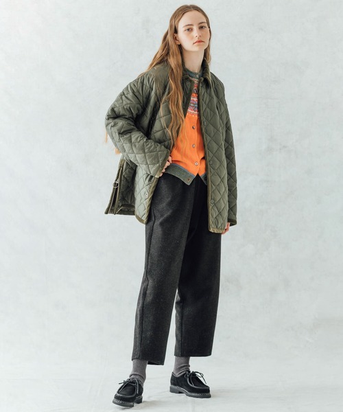 ERIBE（エリベ）の「【ERIBE】クルーネックショートカーディガン WOMEN（カーディガン/ボレロ・レディース・オレンジ系その他/イエロー系その他/ブルー系その他5/グリーン系その他・MEDIUM）」の19枚目の写真