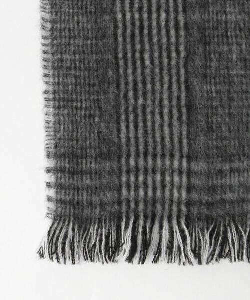 BEAUTY&YOUTH UNITED ARROWS（ビューティーアンドユースユナイテッドアローズ）の「BY シャギー グレンチェック マフラー（マフラー・メンズ・ブラウン/ダークグレー・FREE）」の3枚目の写真