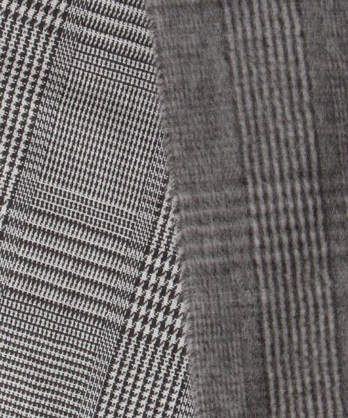 BEAUTY&YOUTH UNITED ARROWS（ビューティーアンドユースユナイテッドアローズ）の「BY シャギー グレンチェック マフラー（マフラー・メンズ・ブラウン/ダークグレー・FREE）」の7枚目の写真