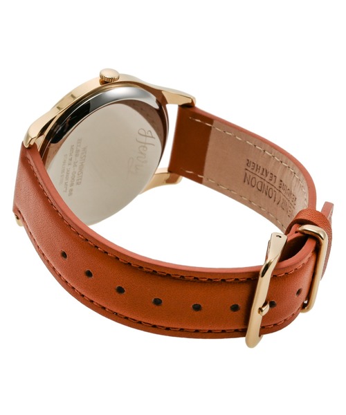 HENRY LONDON（ヘンリーロンドン）の「HENRY LONDON WESTMINSTER 腕時計 HL39-M-0008-LBR ユニセックス（アナログ腕時計・レディース・アイボリー・FREE）」の4枚目の写真