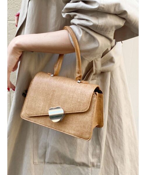 EMODA（エモダ）の「クリップアイコンバッグ（ハンドバッグ・レディース・ブラック/ベージュ/ブルー/キャメル/その他1/その他・FREE）」の5枚目の写真