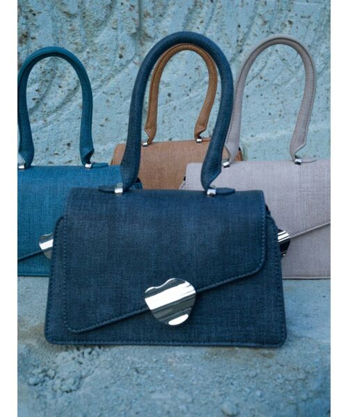 EMODA（エモダ）の「クリップアイコンバッグ（ハンドバッグ・レディース・ブラック/ベージュ/ブルー/キャメル/その他1/その他・FREE）」の9枚目の写真