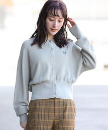 Ray BEAMS | FRED PERRY × Ray BEAMS / 別注 クルーネック カーディガン(カーディガン/ボレロ)