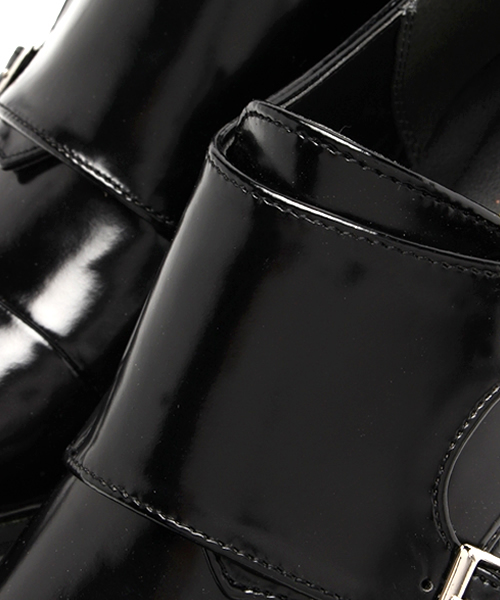 WEGO（ウィゴー）の「WEGO/ダブルモンクシューズ（ドレスシューズ・レディース・ブラック・LARGE/MEDIUM）」の6枚目の写真