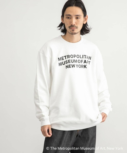 URBAN RESEARCH（アーバンリサーチ）の「THE MET SWEAT（スウェット・メンズ・ホワイト/ネイビー/グレー・MEDIUM/LARGE）」の4枚目の写真