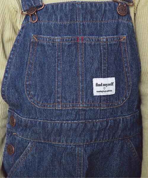 BREEZE（ブリーズ）の「デニムジャンパースカート（ジャンパースカート・キッズ・ネイビー/ブルー・130/110/100/90/120/140）」の15枚目の写真