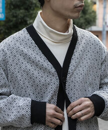 GLOSTER | 【GLOSTER/グロスター】ジャガードカーディガン(カーディガン/ボレロ)