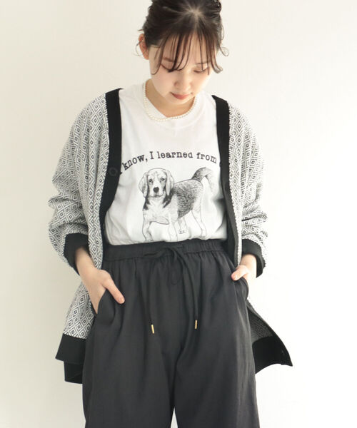 GLOSTER(グロスター)の「【GLOSTER/グロスター】ジオメトリックジャガードカーディガン(カーディガン/ボレロ・メンズ・ホワイト系その他/グレー系その他/グリーン系その他・MEDIUM/LARGE)」の8枚目の写真