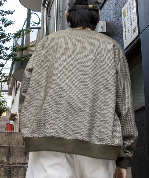 GLOSTER(グロスター)の「【GLOSTER/グロスター】ジオメトリックジャガードカーディガン(カーディガン/ボレロ・メンズ・ホワイト系その他/グレー系その他/グリーン系その他・MEDIUM/LARGE)」の15枚目の写真