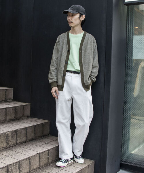 GLOSTER(グロスター)の「【GLOSTER/グロスター】ジオメトリックジャガードカーディガン(カーディガン/ボレロ・メンズ・ホワイト系その他/グレー系その他/グリーン系その他・MEDIUM/LARGE)」の17枚目の写真