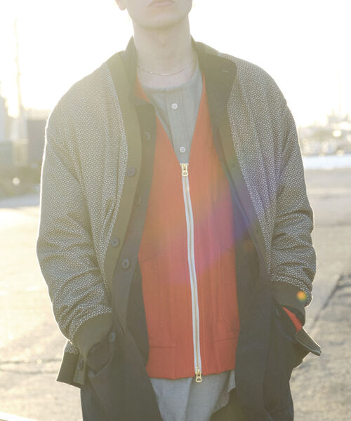 GLOSTER(グロスター)の「【GLOSTER/グロスター】ジオメトリックジャガードカーディガン(カーディガン/ボレロ・メンズ・ホワイト系その他/グレー系その他/グリーン系その他・MEDIUM/LARGE)」の18枚目の写真