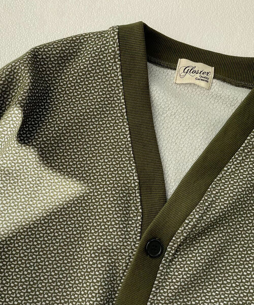 GLOSTER(グロスター)の「【GLOSTER/グロスター】ジオメトリックジャガードカーディガン(カーディガン/ボレロ・メンズ・ホワイト系その他/グレー系その他/グリーン系その他・MEDIUM/LARGE)」の21枚目の写真