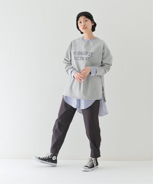JOURNAL STANDARD relume(ジャーナルスタンダード レリューム)の「アジャストヘムチノパンツ◆(チノパンツ・レディース・ブラック/ベージュ・38/36)」の3枚目の写真