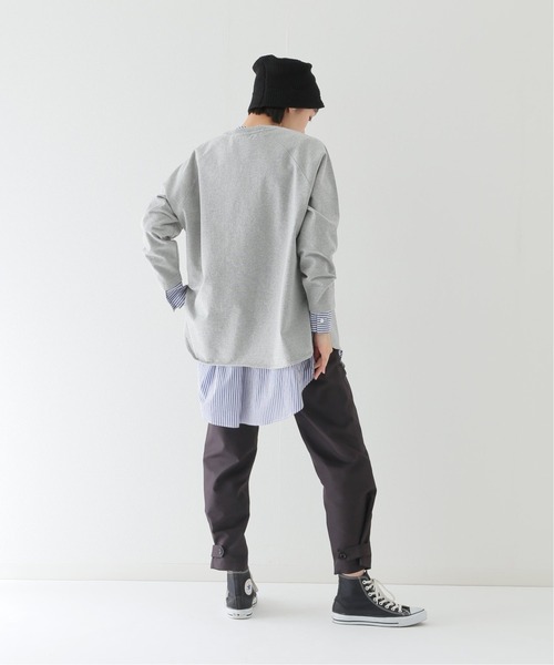JOURNAL STANDARD relume(ジャーナルスタンダード レリューム)の「アジャストヘムチノパンツ◆(チノパンツ・レディース・ブラック/ベージュ・38/36)」の6枚目の写真