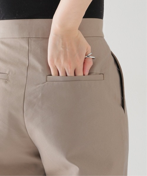 JOURNAL STANDARD relume(ジャーナルスタンダード レリューム)の「アジャストヘムチノパンツ◆(チノパンツ・レディース・ブラック/ベージュ・38/36)」の7枚目の写真