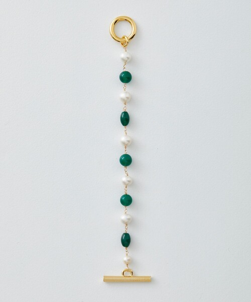 LiNoH(リノー)の「PEARL×NATURAL STONE BRACELET(ブレスレット・メンズ・ブルー/グリーン・FREE)」の22枚目の写真