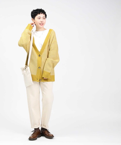 HONEYSUCKLE ROSE（ハニーサックルローズ）の「【HONEYSUCKLE ROSE】ハイウエストテーパードデニムパンツ（デニムパンツ・レディース・キナリ・L/S/M）」の4枚目の写真