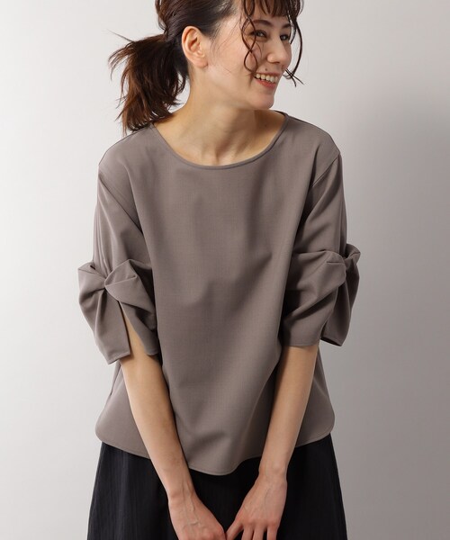 リネンライク袖リボンブラウス シャツ ブラウス Soup スープ のファッション通販 Zozotown リネンライク袖リボンブラウス シャツ ブラウス Soup スープ のファッション通販 Zozotown