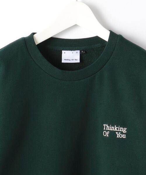 823（エイトツースリー）の「＜823＞ THINKING OF YOU CN/カットソー（Tシャツ/カットソー・メンズ・ダークグリーン/ナチュラル・M/L）」の3枚目の写真