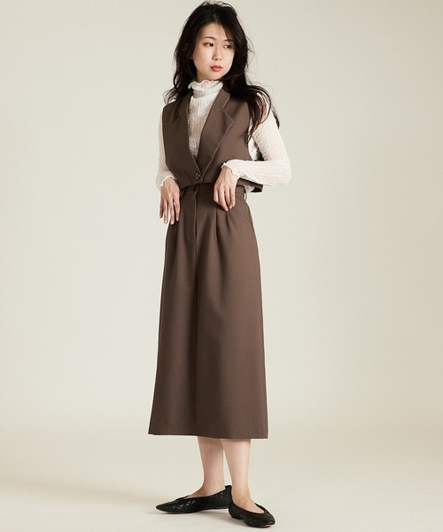 solleim（ソルレム）の「ジレスカートセットアップ（セットアップ