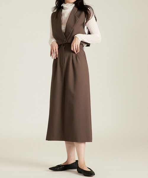 solleim（ソルレム）の「ジレスカートセットアップ（セットアップ