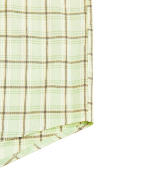 PUNYUS（プニュズ）の「オーバーチェックシャツ（シャツ/ブラウス・レディース・イエロー/ブルー/グリーン/オレンジ・4/2/3/1）」の19枚目の写真