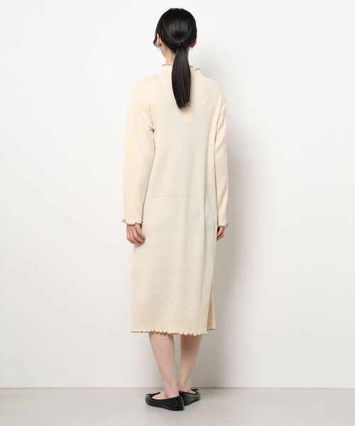 ehka sopo（エヘカソポ）の「メローニットワンピース（ワンピース・レディース・キナリ/ブラック/グレー・ﾌﾘ-）」の8枚目の写真