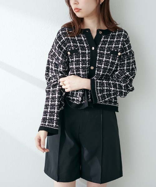 natural couture(ナチュラルクチュール)の「ピンタックデザインショートパンツ(その他パンツ・レディース・ブラック/ベージュ・FREE)」の22枚目の写真