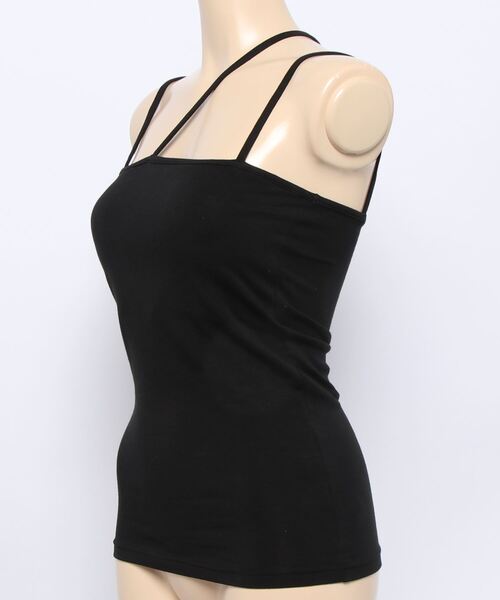 ENVYM（アンビー）の「イレギュラーストラップキャミ（キャミソール・レディース・ホワイト/ブルー/ブラック・FREE）」の15枚目の写真