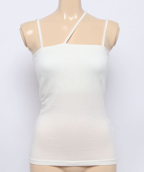 ENVYM（アンビー）の「イレギュラーストラップキャミ（キャミソール・レディース・ホワイト/ブルー/ブラック・FREE）」の13枚目の写真