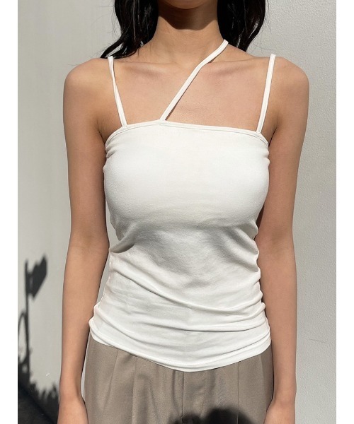 ENVYM（アンビー）の「イレギュラーストラップキャミ（キャミソール・レディース・ホワイト/ブルー/ブラック・FREE）」の17枚目の写真