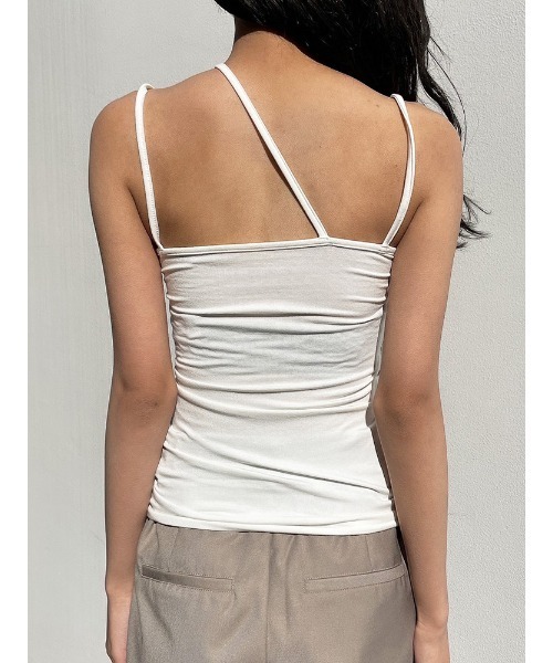 ENVYM（アンビー）の「イレギュラーストラップキャミ（キャミソール・レディース・ホワイト/ブルー/ブラック・FREE）」の19枚目の写真