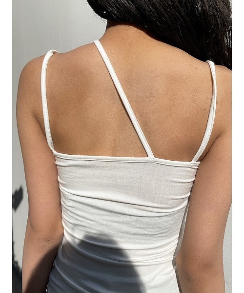 ENVYM（アンビー）の「イレギュラーストラップキャミ（キャミソール・レディース・ホワイト/ブルー/ブラック・FREE）」の20枚目の写真