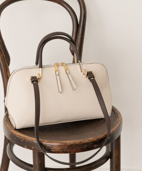 RODE SKO(ロデスコ)の「2WAYヨコナガバッグ(トートバッグ・レディース・オフホワイト/ベージュ・ONE)」の2枚目の写真