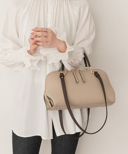 RODE SKO(ロデスコ)の「2WAYヨコナガバッグ(トートバッグ・レディース・オフホワイト/ベージュ・ONE)」の14枚目の写真