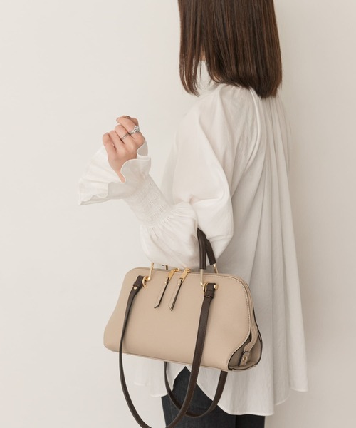 RODE SKO(ロデスコ)の「2WAYヨコナガバッグ(トートバッグ・レディース・オフホワイト/ベージュ・ONE)」の4枚目の写真