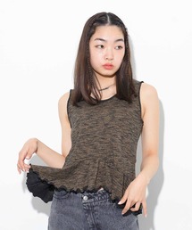 X-girl | MELANGE SWEAT TANK TOP(タンクトップ)
