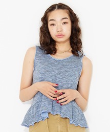 X-girl | MELANGE SWEAT TANK TOP(タンクトップ)