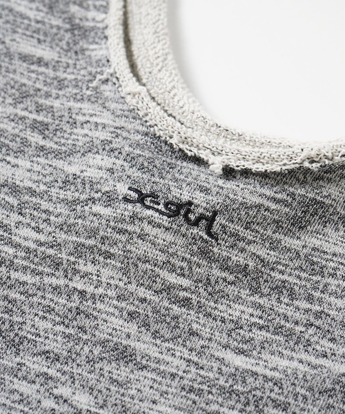 X-girl（エックスガール）の「MELANGE SWEAT TANK TOP（タンクトップ・レディース・アッシュ/ライトブルー/ブラウン・M/S）」の18枚目の写真