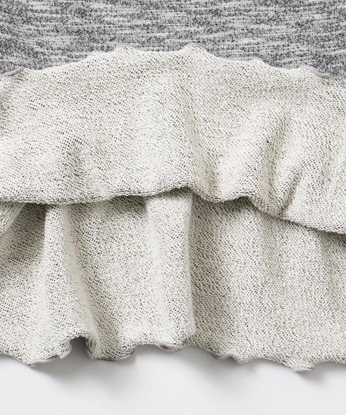 X-girl（エックスガール）の「MELANGE SWEAT TANK TOP（タンクトップ・レディース・アッシュ/ライトブルー/ブラウン・M/S）」の19枚目の写真