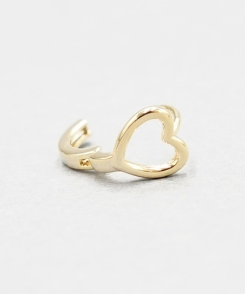 flower（フラワー）の「ウィッシュハートピアス（ピアス（片耳用）・レディース・ゴールド・FREE）」の6枚目の写真