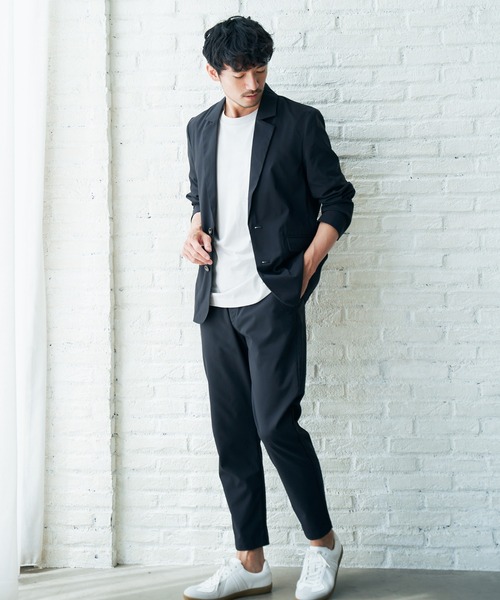 IKKA LOUNGE（イッカラウンジ）の「Reflax ストレッチテーラードジャケット（テーラードジャケット・メンズ・ネイビー/ベージュ・XL/L/M/S）」の7枚目の写真