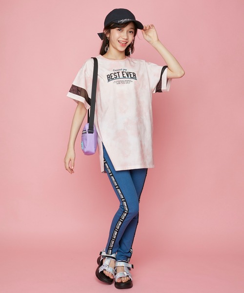 JENNI love(ジェニィラブ)の「テープロゴデニムレギパン(デニムパンツ・キッズ・ブルー/ネイビー・130cm/140cm/150cm/160cm)」の7枚目の写真