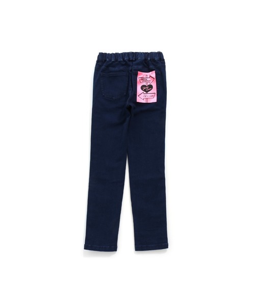 JENNI love(ジェニィラブ)の「テープロゴデニムレギパン(デニムパンツ・キッズ・ブルー/ネイビー・130cm/140cm/150cm/160cm)」の17枚目の写真