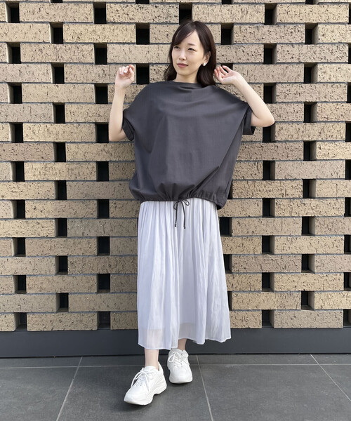 コグザビッグスモーク オーバーサイズTシャツ 裾ドローコード コグザビッグスモーク オーバーサイズTシャツ 裾ドローコード
