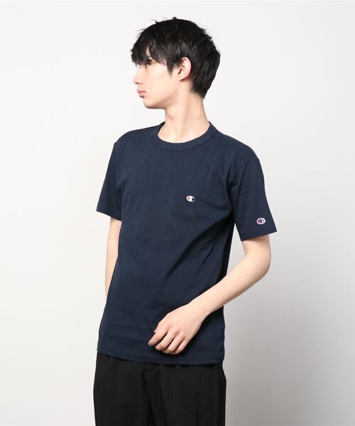 Champion(チャンピオン)の「チャンピオン SHORT SLEEVE T-SHIRT_(Tシャツ/カットソー・メンズ・ホワイト/ダークグリーン/ブルー/バイオレット/ブラウン/ネイビー/ブラック・M/L/LL/S)」の6枚目の写真