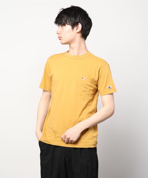Champion(チャンピオン)の「チャンピオン SHORT SLEEVE T-SHIRT_(Tシャツ/カットソー・メンズ・ホワイト/ダークグリーン/ブルー/バイオレット/ブラウン/ネイビー/ブラック・M/L/LL/S)」の4枚目の写真